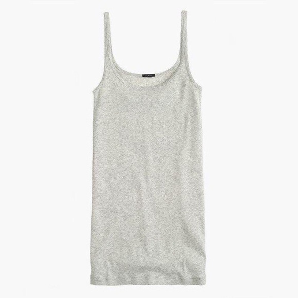J. Crew perfect-fit gray tank